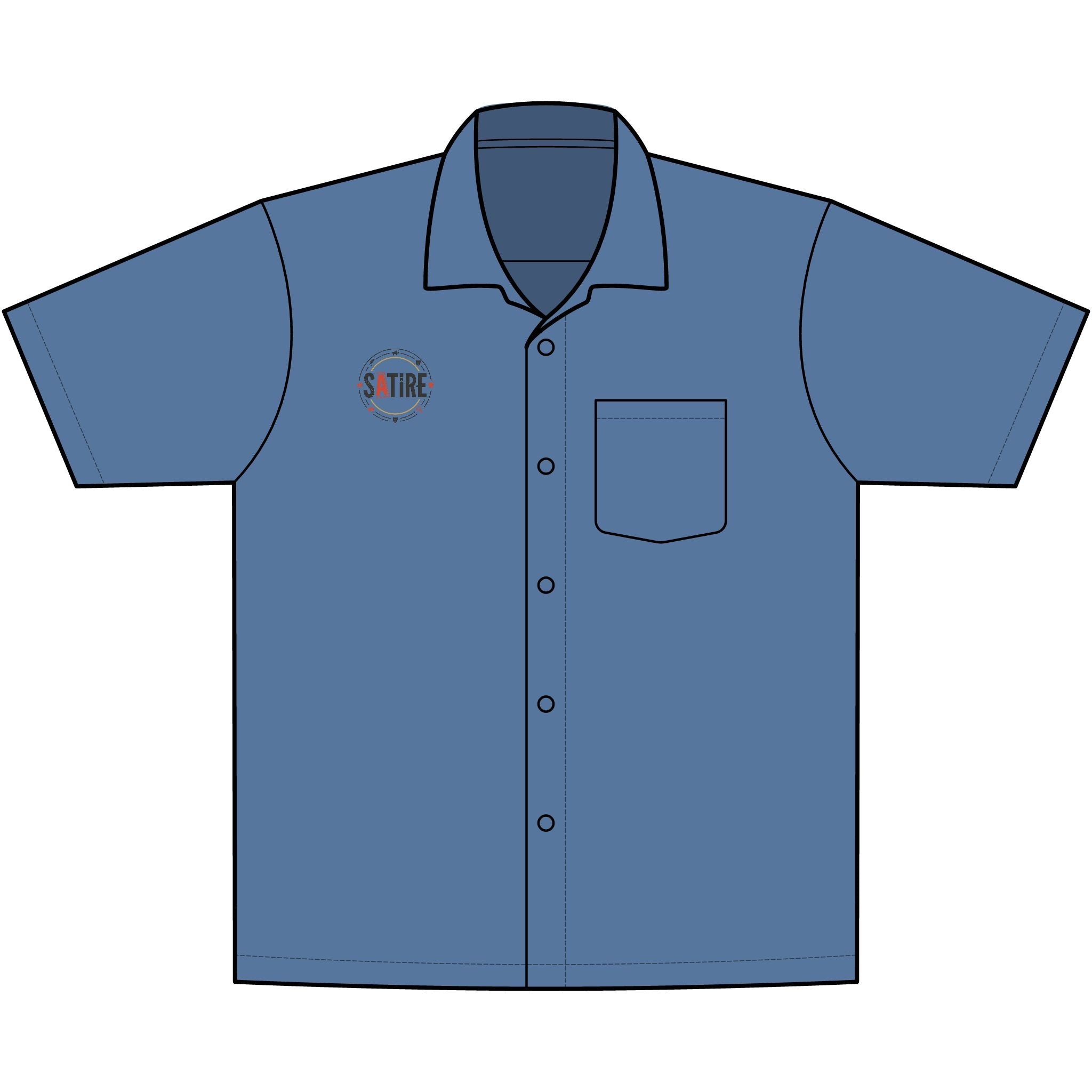 Easy Care Camp Shirt — Lightweight Wrinkle-Resistant Short Sleeve Camp Shirt