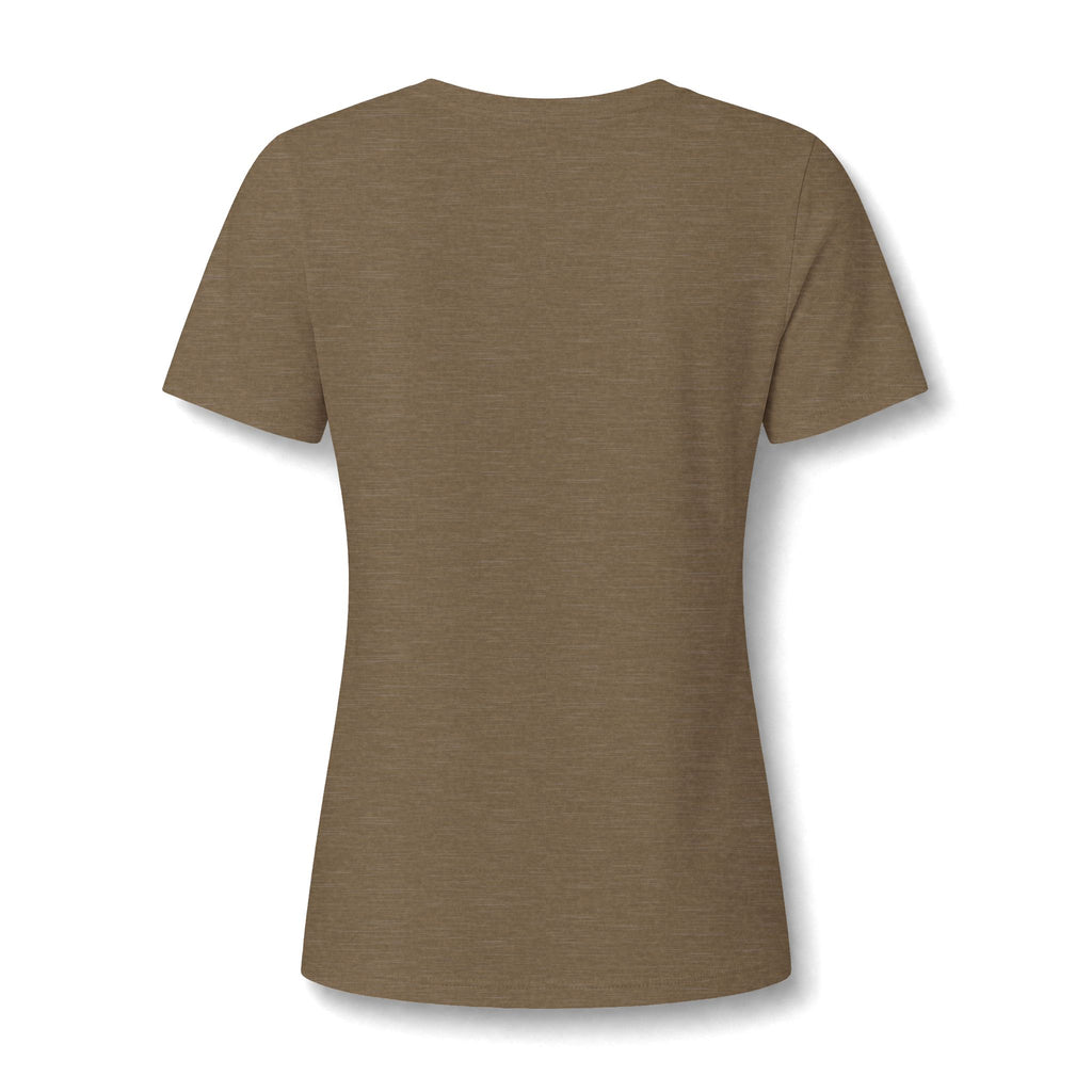 In Me Not On Me V-Neck Tee — Women's Empowerment Heart Graphic