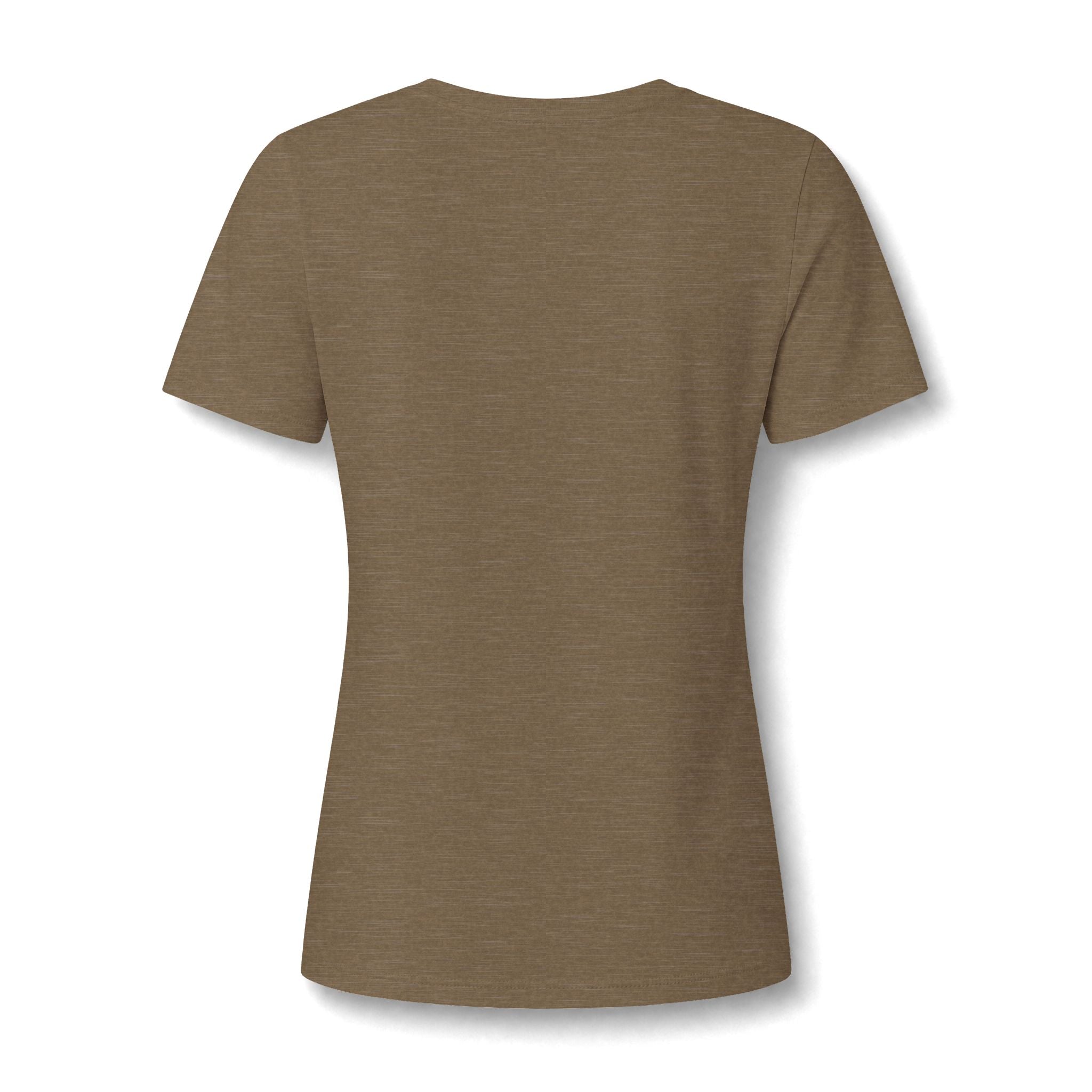 In Me Not On Me V-Neck Tee — Women's Empowerment Heart Graphic