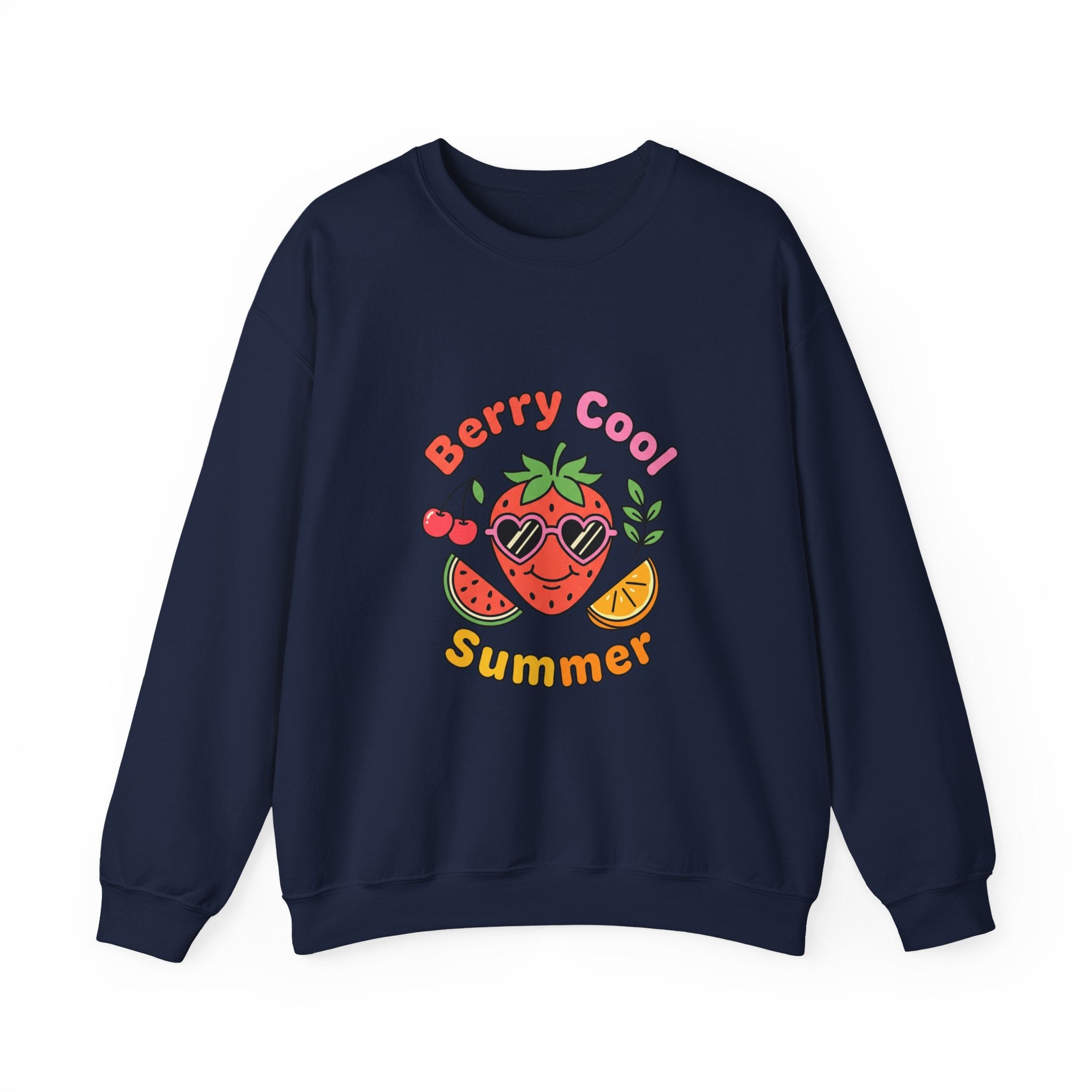 Berry Cool Summer Sweatshirt | strawberry, picnic aesthetic, cottagecore