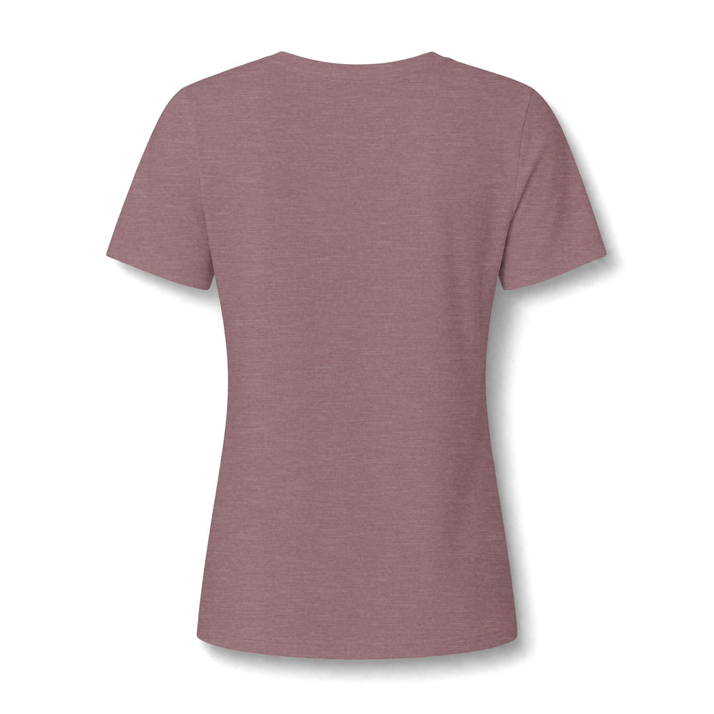 In Me Not On Me V-Neck Tee — Women's Empowerment Heart Graphic