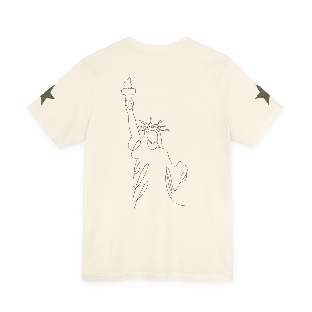 4th of July Road Trip Tee | vintage USA, red white blue Americana