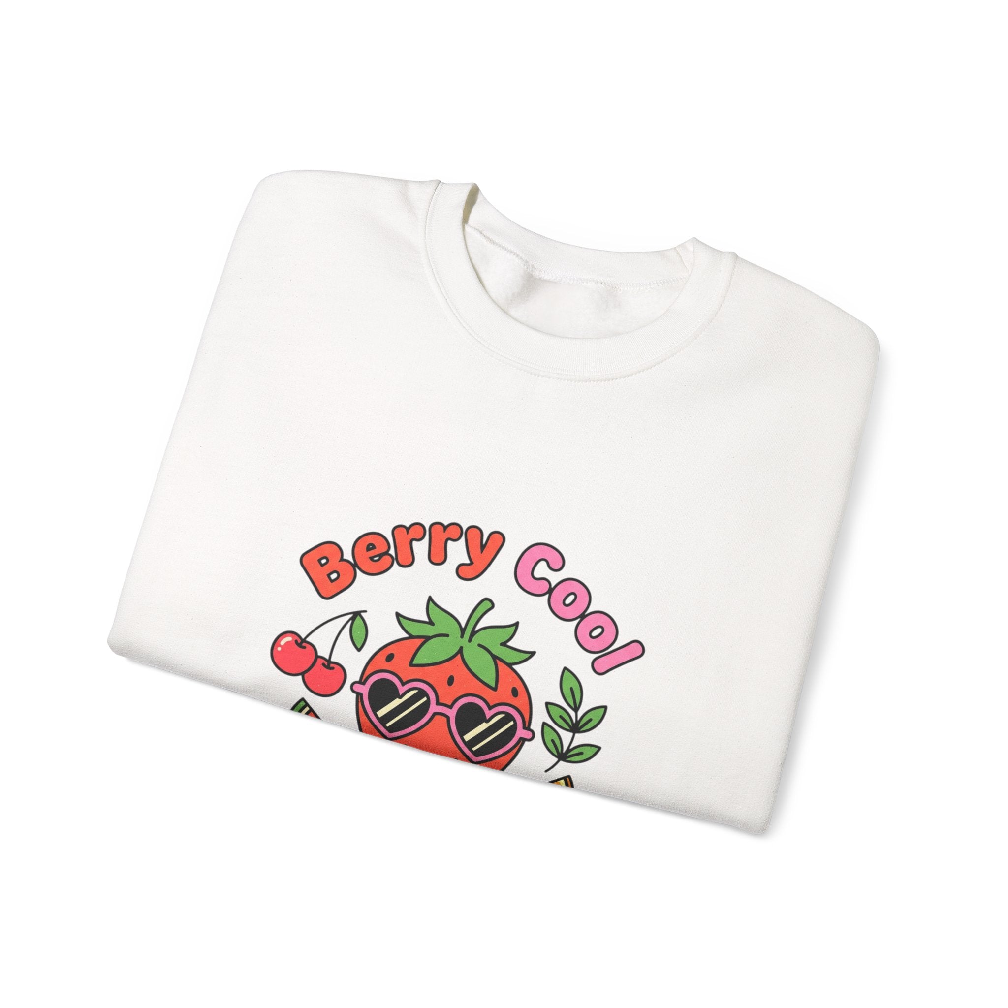Berry Cool Summer Sweatshirt | strawberry, picnic aesthetic, cottagecore