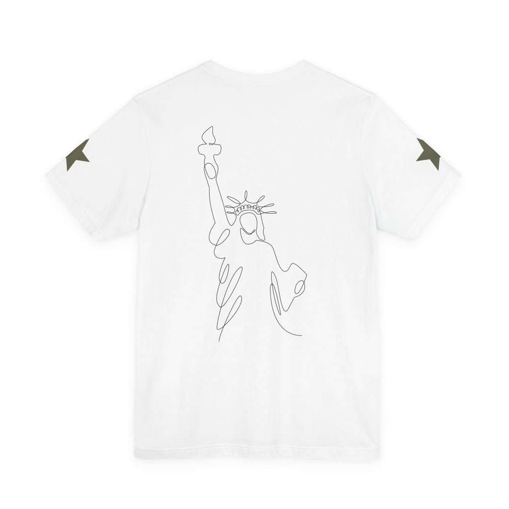 4th of July Road Trip Tee | vintage USA, red white blue Americana