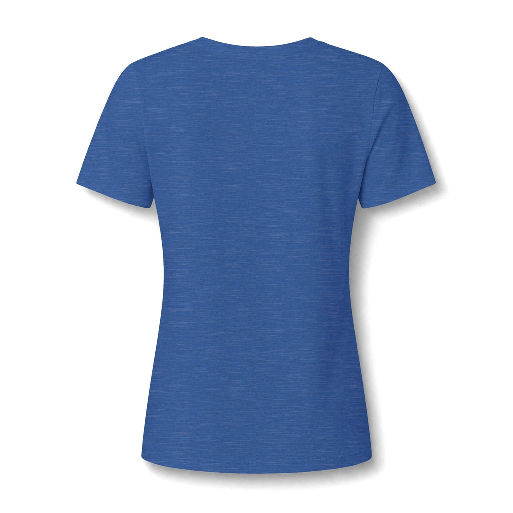In Me Not On Me V-Neck Tee — Women's Empowerment Heart Graphic