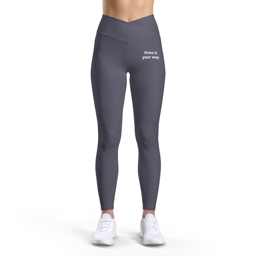 Women’s Luxe Leggings — Black “Print it your way” High-Waist Activewear