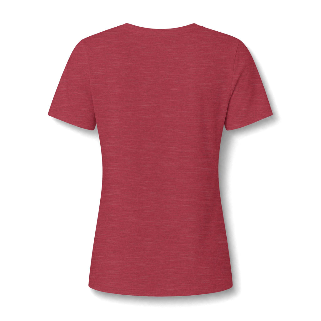 In Me Not On Me V-Neck Tee — Women's Empowerment Heart Graphic