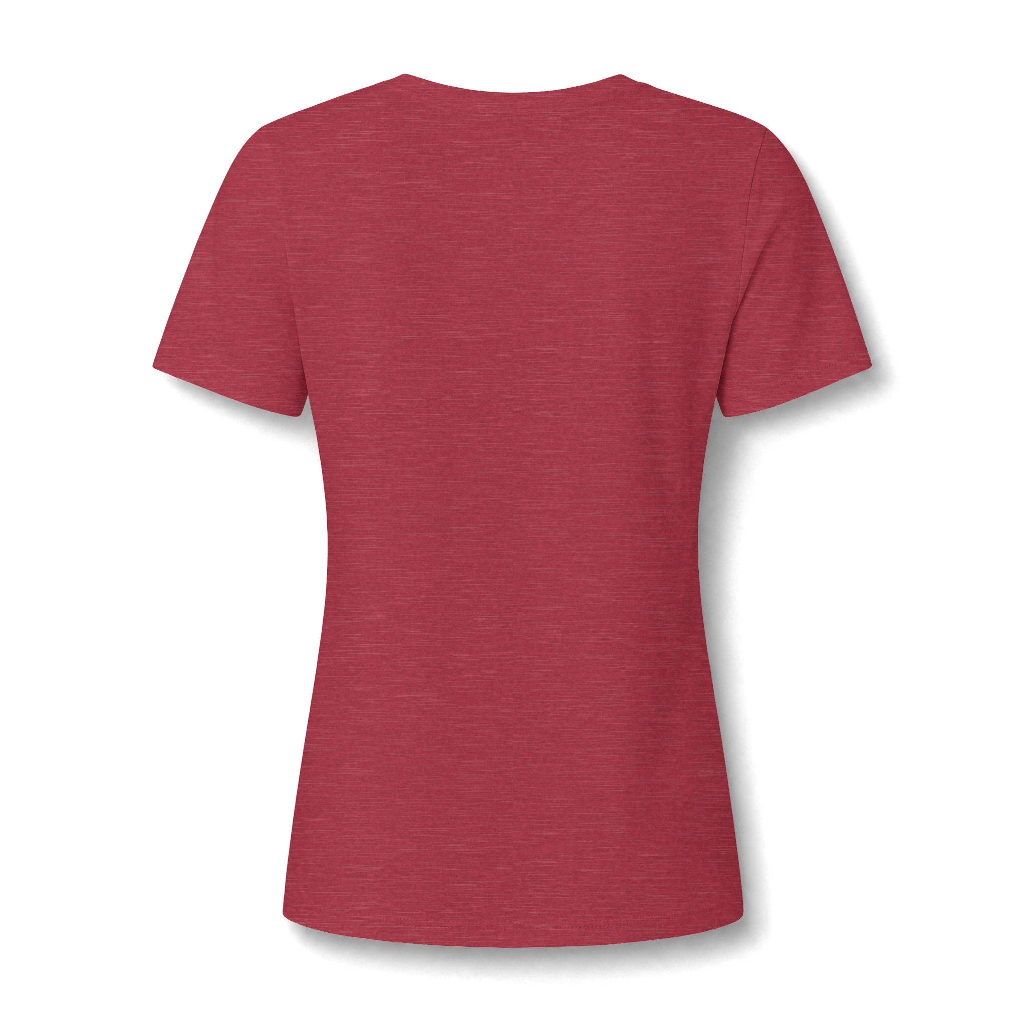 In Me Not On Me V-Neck Tee — Women's Empowerment Heart Graphic
