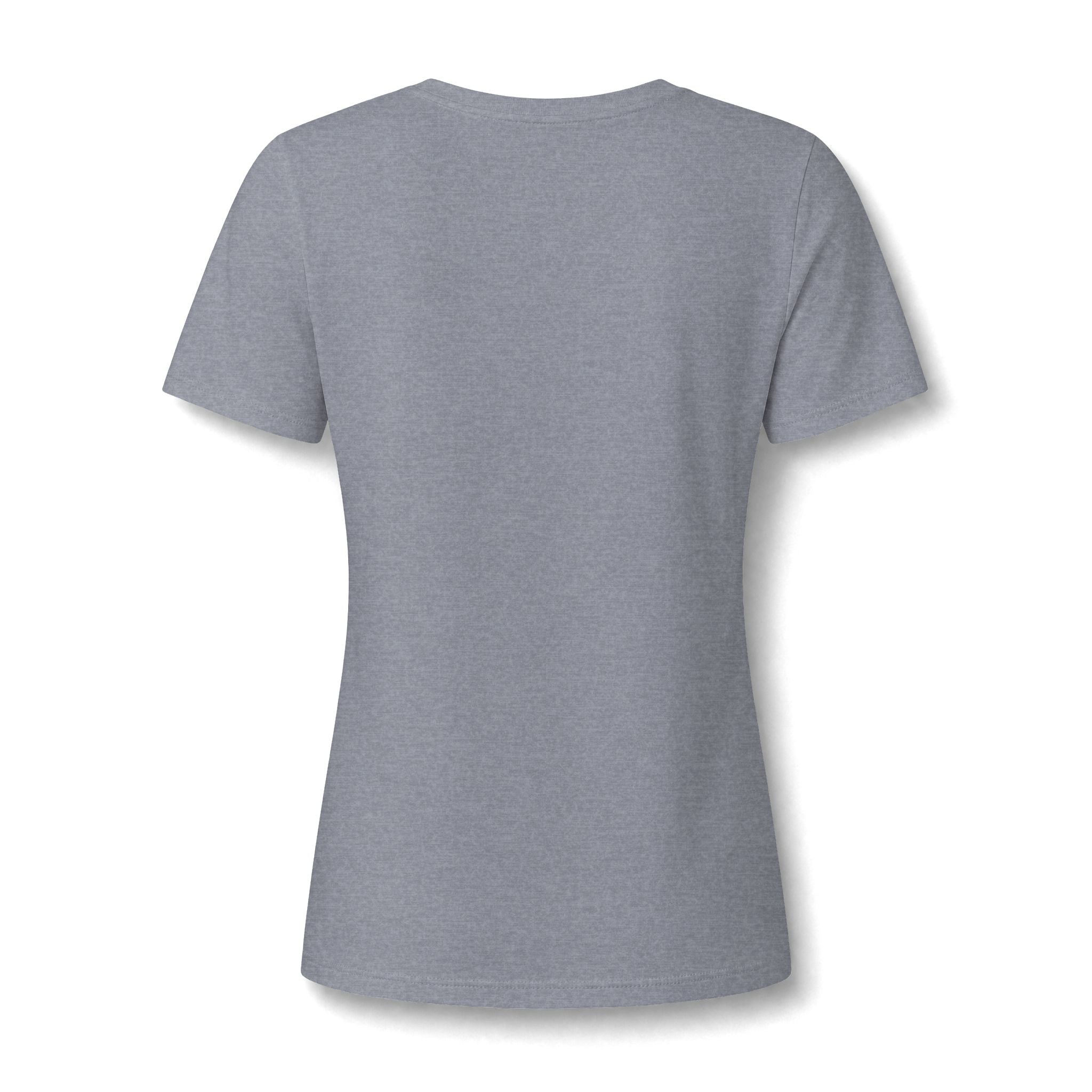 In Me Not On Me V-Neck Tee — Women's Empowerment Heart Graphic