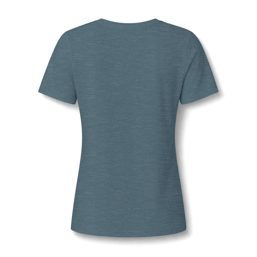 In Me Not On Me V-Neck Tee — Women's Empowerment Heart Graphic