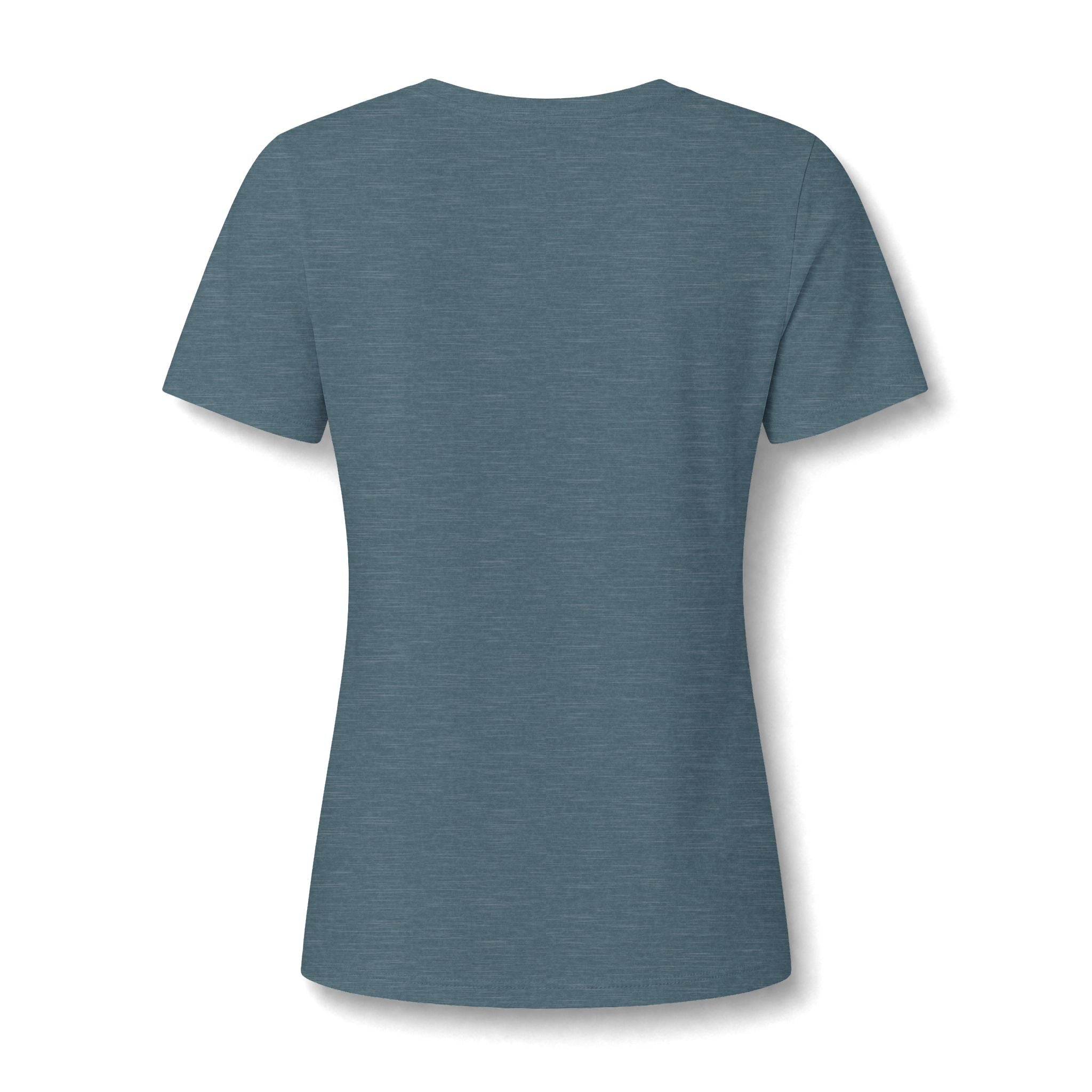 In Me Not On Me V-Neck Tee — Women's Empowerment Heart Graphic