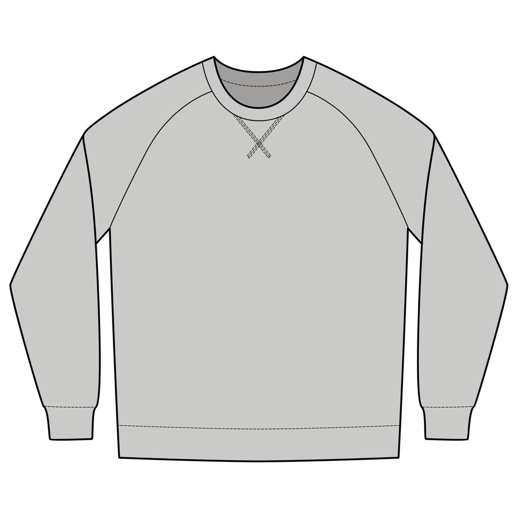 Timeless Logo Crewneck Sweatshirt — Minimal Classic French Terry