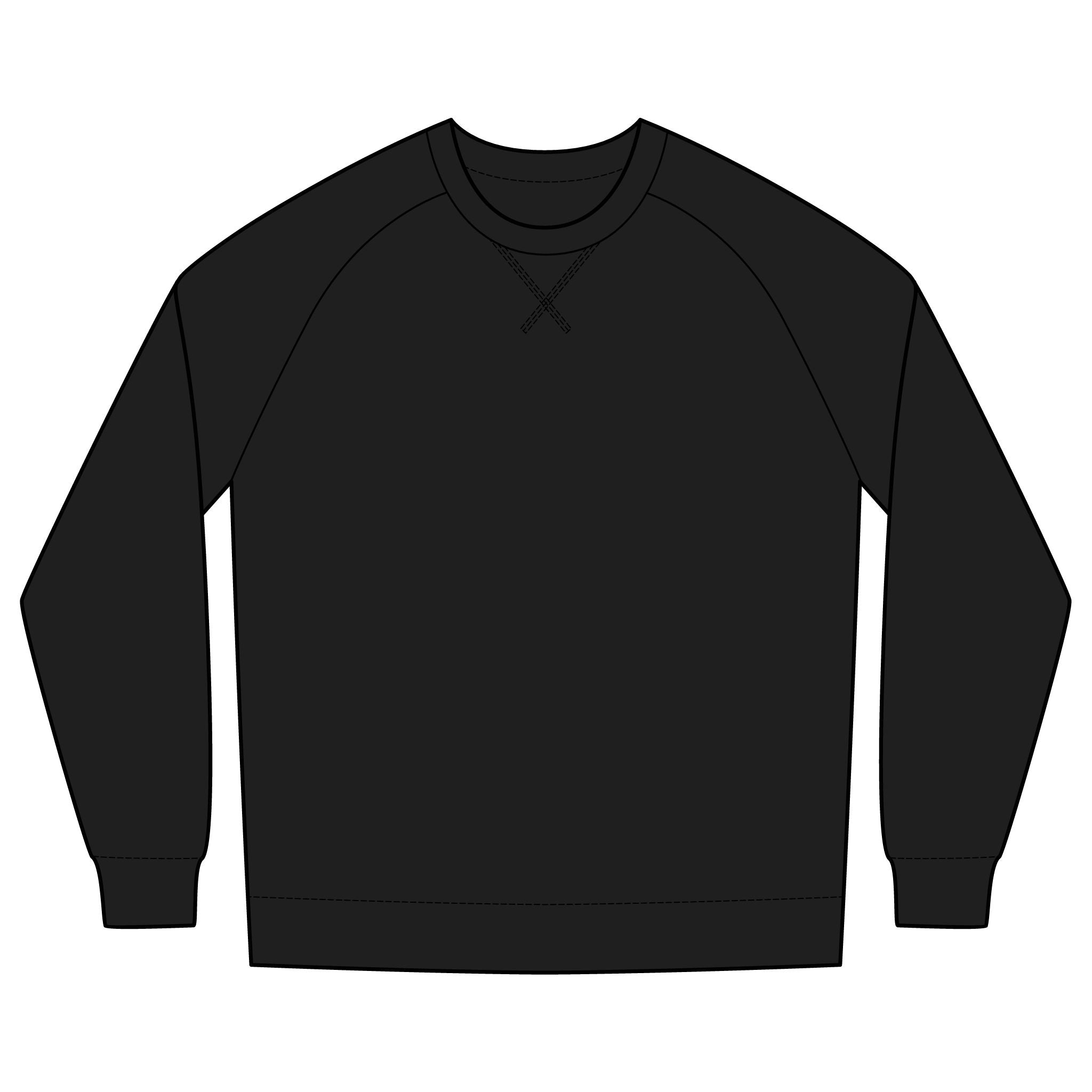 Timeless Logo Crewneck Sweatshirt — Minimal Classic French Terry