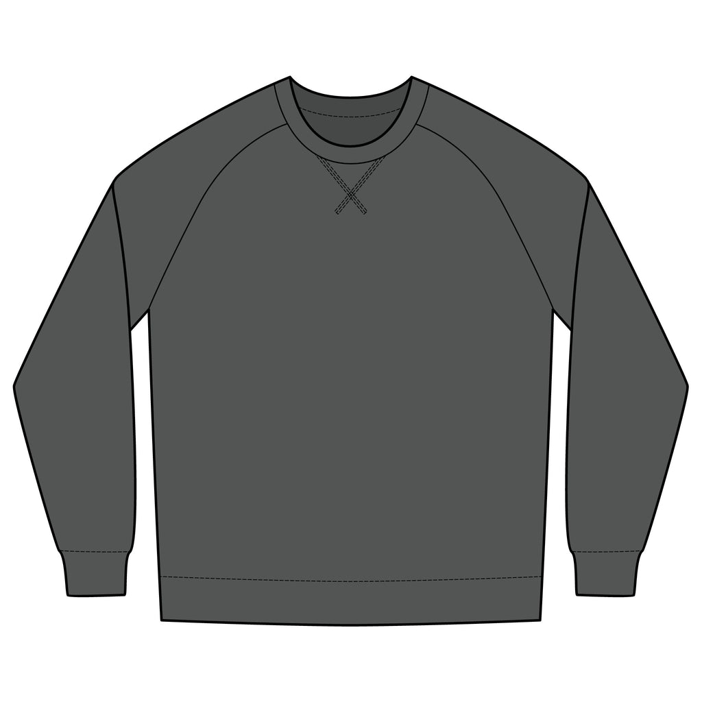 Timeless Logo Crewneck Sweatshirt — Minimal Classic French Terry