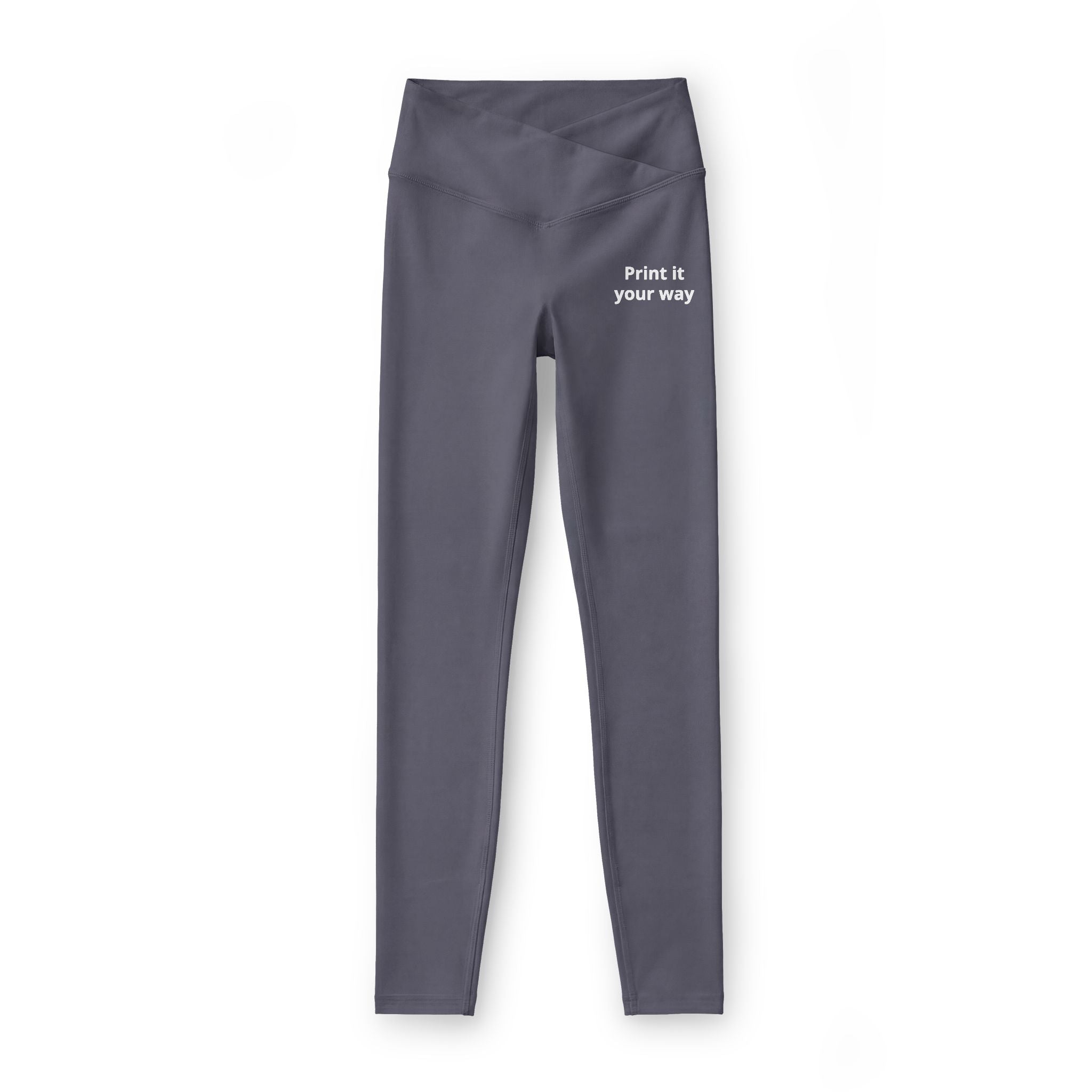 Women’s Luxe Leggings — Black “Print it your way” High-Waist Activewear