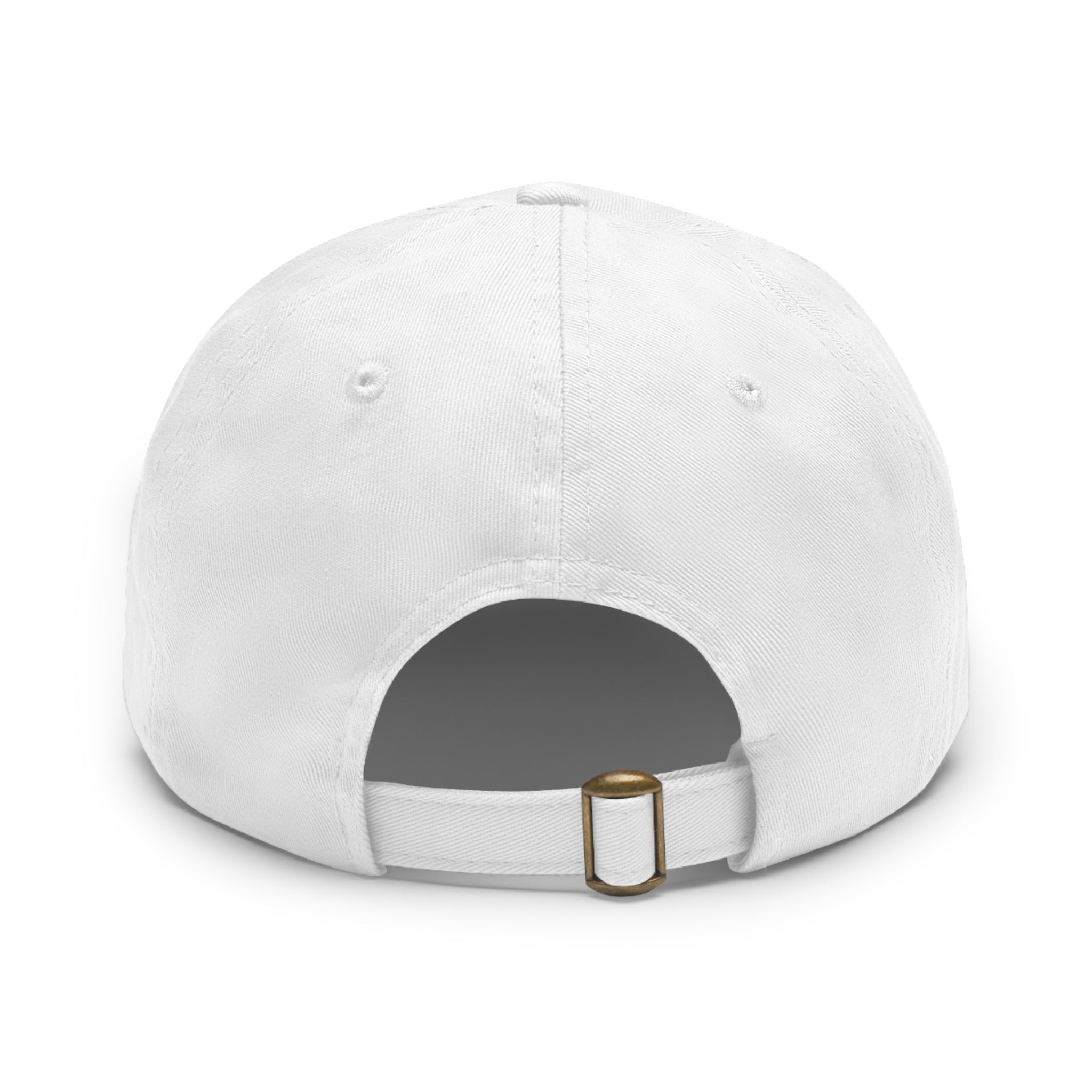 Pink Dad Hat with Leather Patch — 'Hard to Stop' Golfer Graphic Cap
