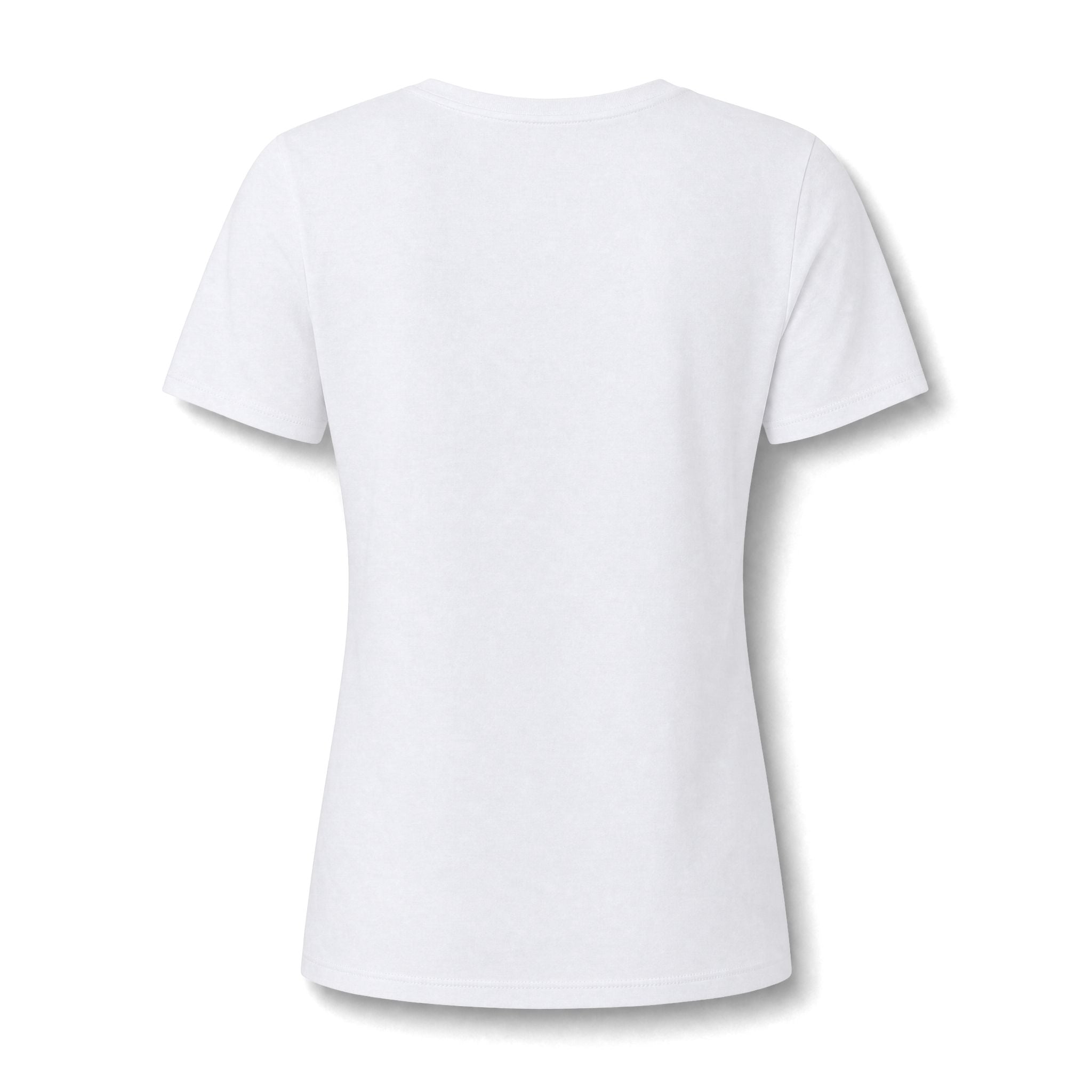 In Me Not On Me V-Neck Tee — Women's Empowerment Heart Graphic