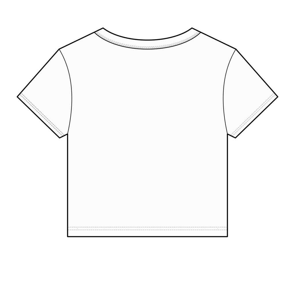 Women's Baby Tee — 'I'm Me Be You' Colorful Graffiti Graphic Tee