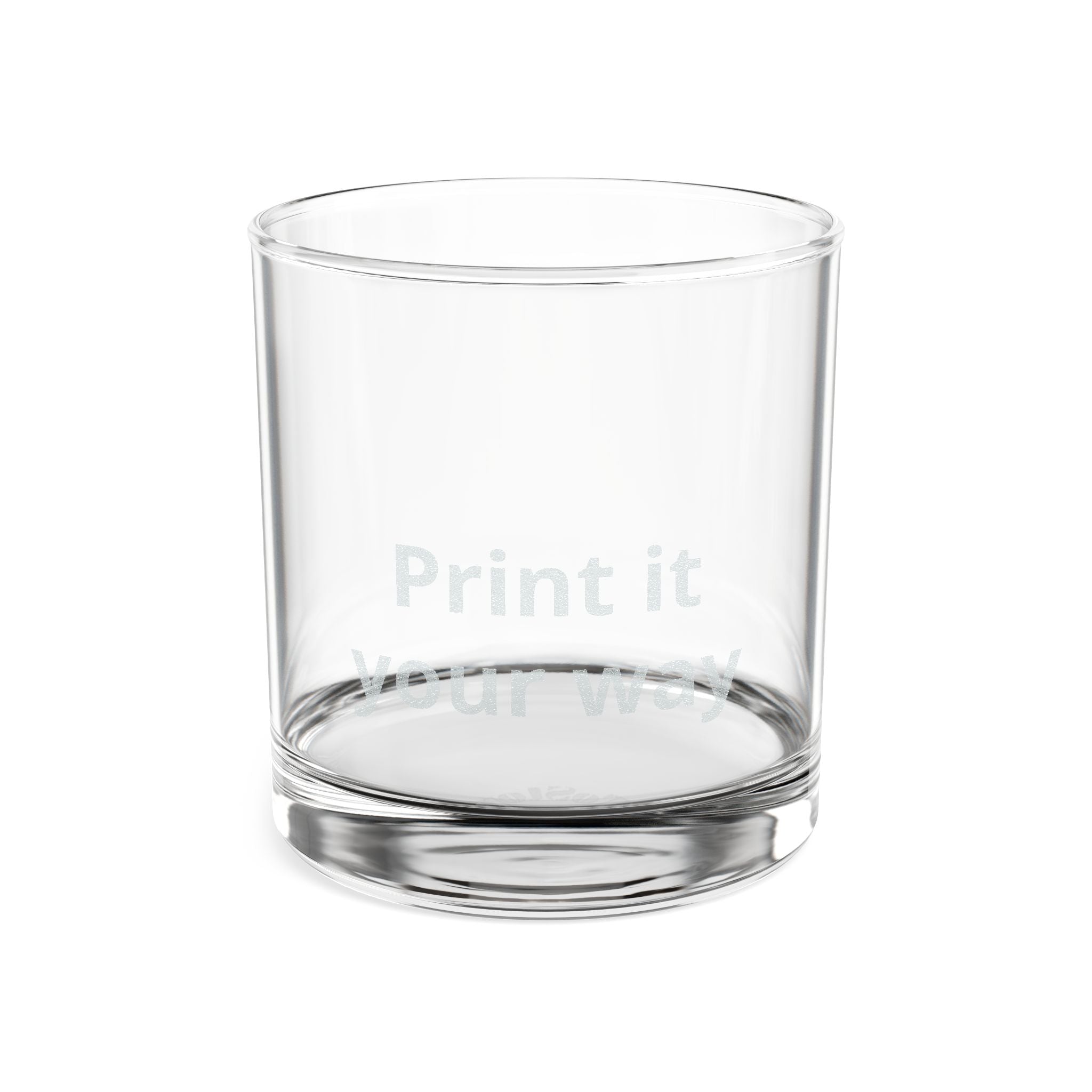 Engraved 10.5oz Whiskey Glass — Personalized Rocks Glass for Scotch, Bourbon & Gifts