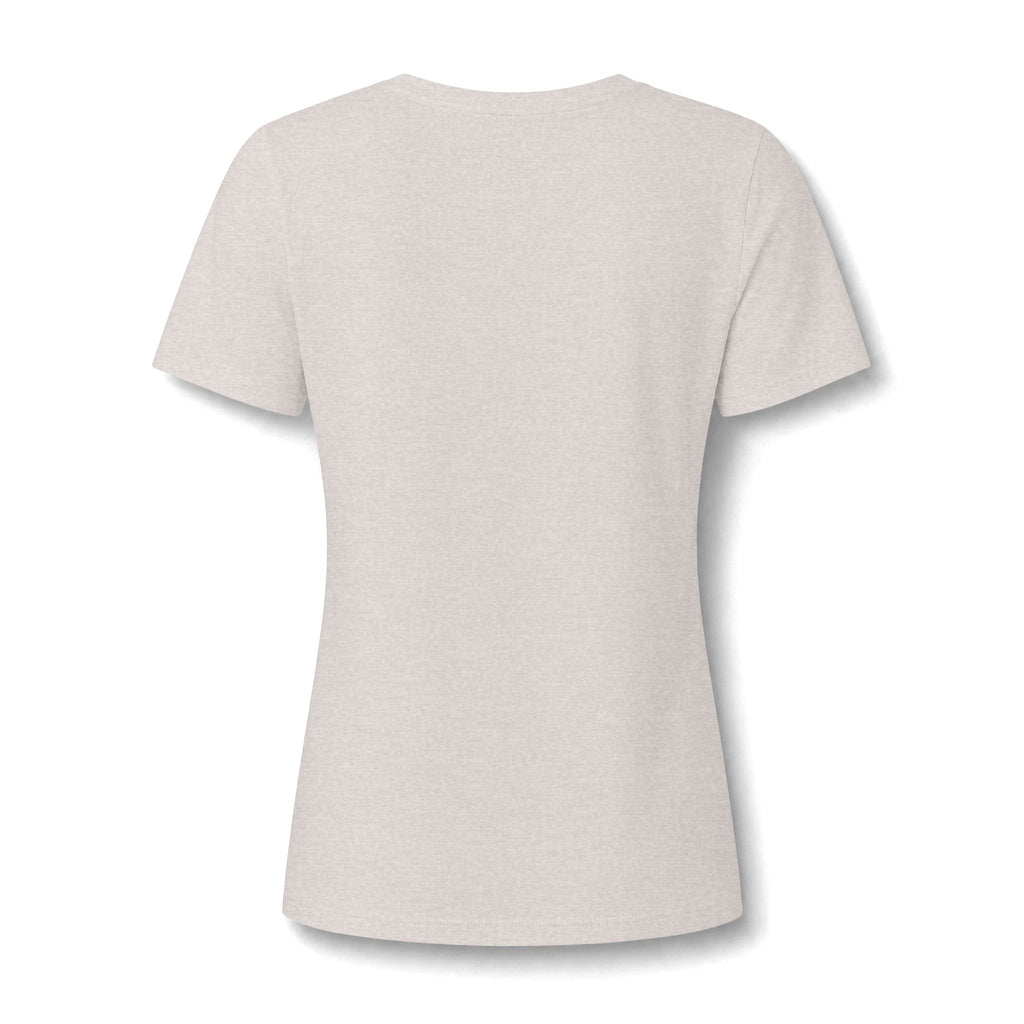 In Me Not On Me V-Neck Tee — Women's Empowerment Heart Graphic