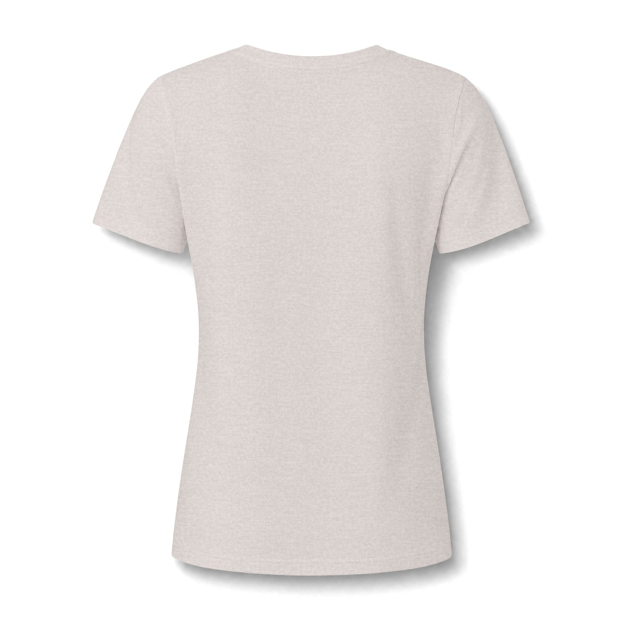 In Me Not On Me V-Neck Tee — Women's Empowerment Heart Graphic