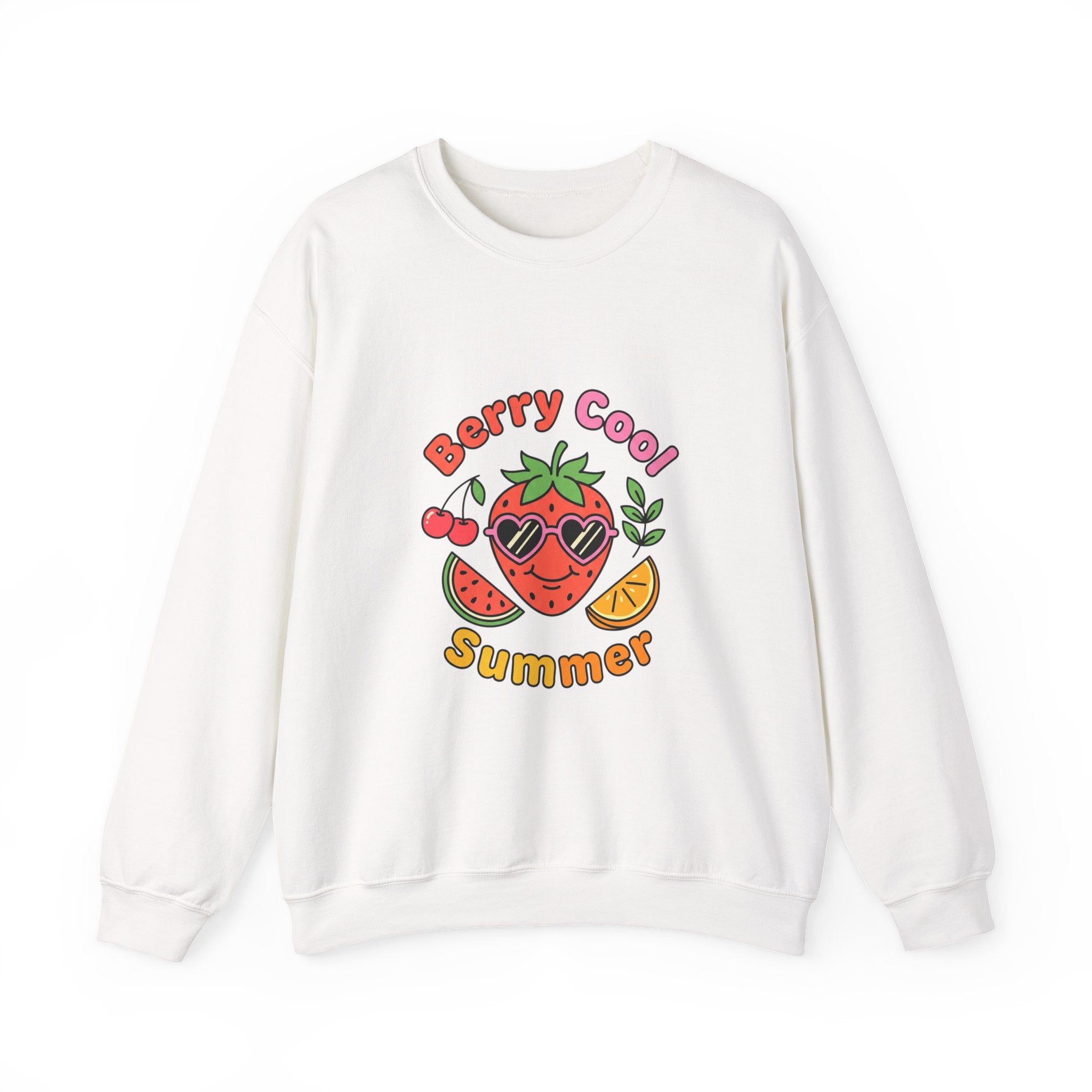 Berry Cool Summer Sweatshirt | strawberry, picnic aesthetic, cottagecore