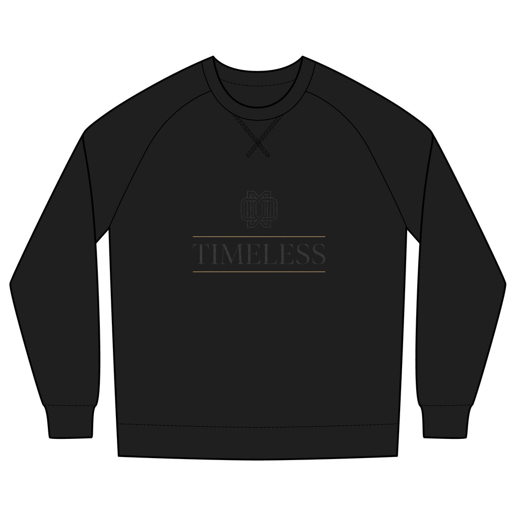 Timeless Logo Crewneck Sweatshirt — Minimal Classic French Terry