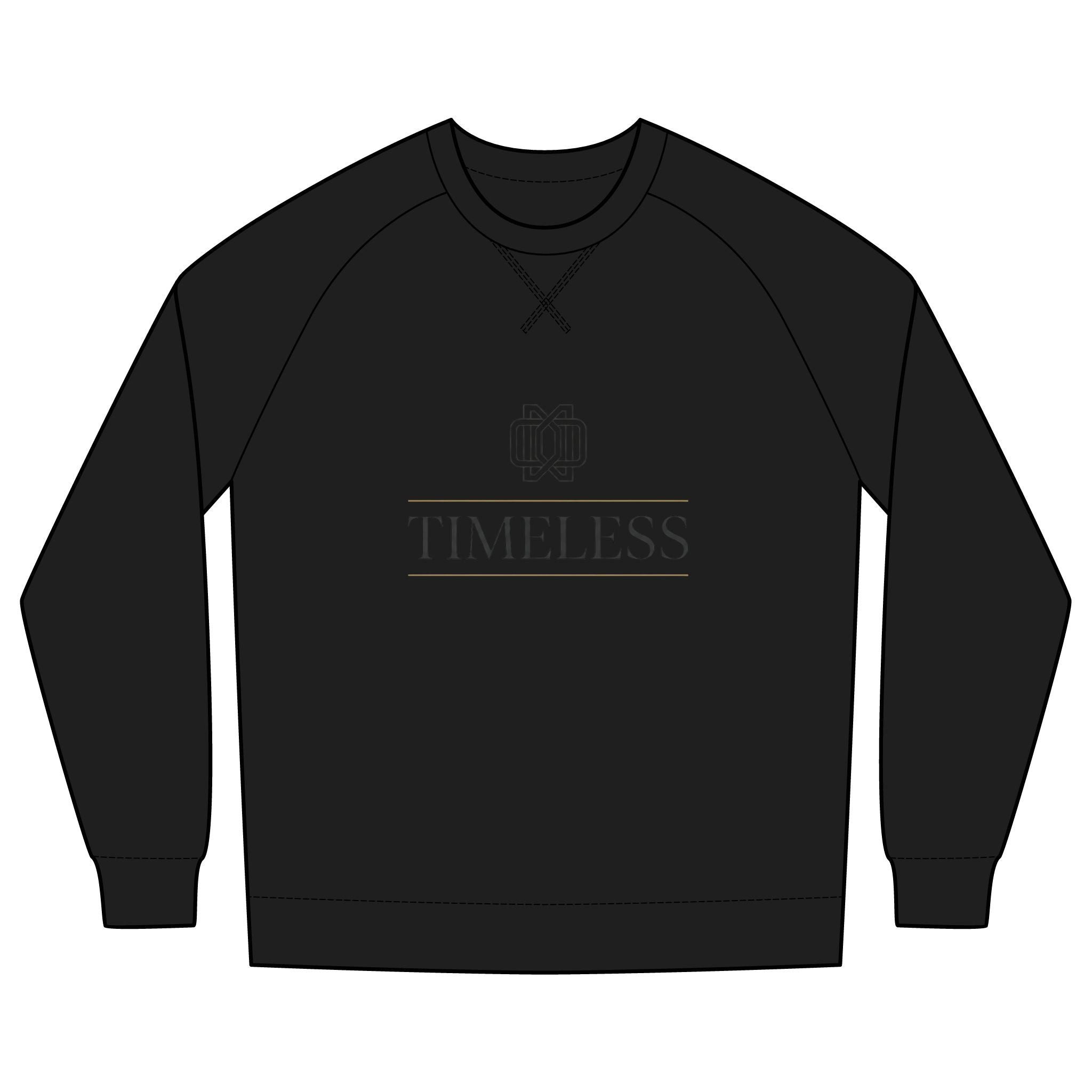Timeless Logo Crewneck Sweatshirt — Minimal Classic French Terry
