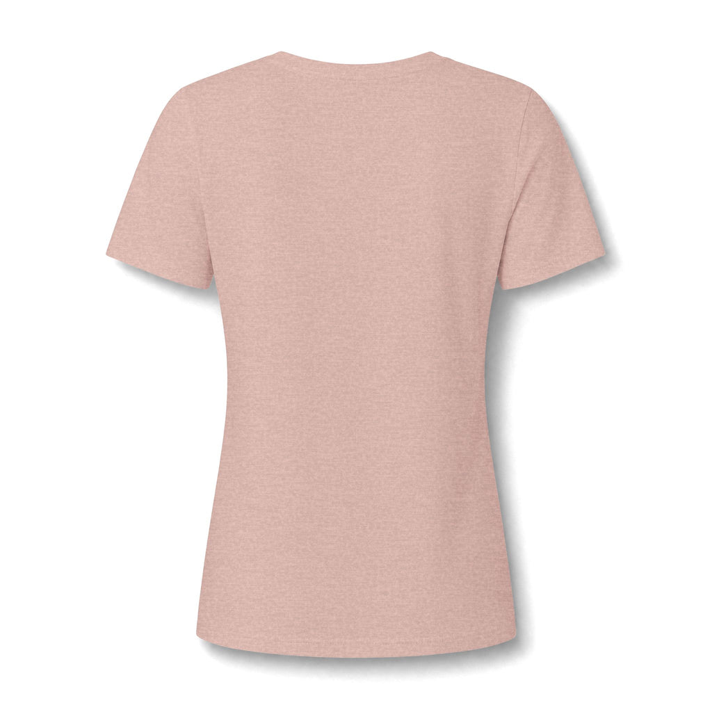 In Me Not On Me V-Neck Tee — Women's Empowerment Heart Graphic