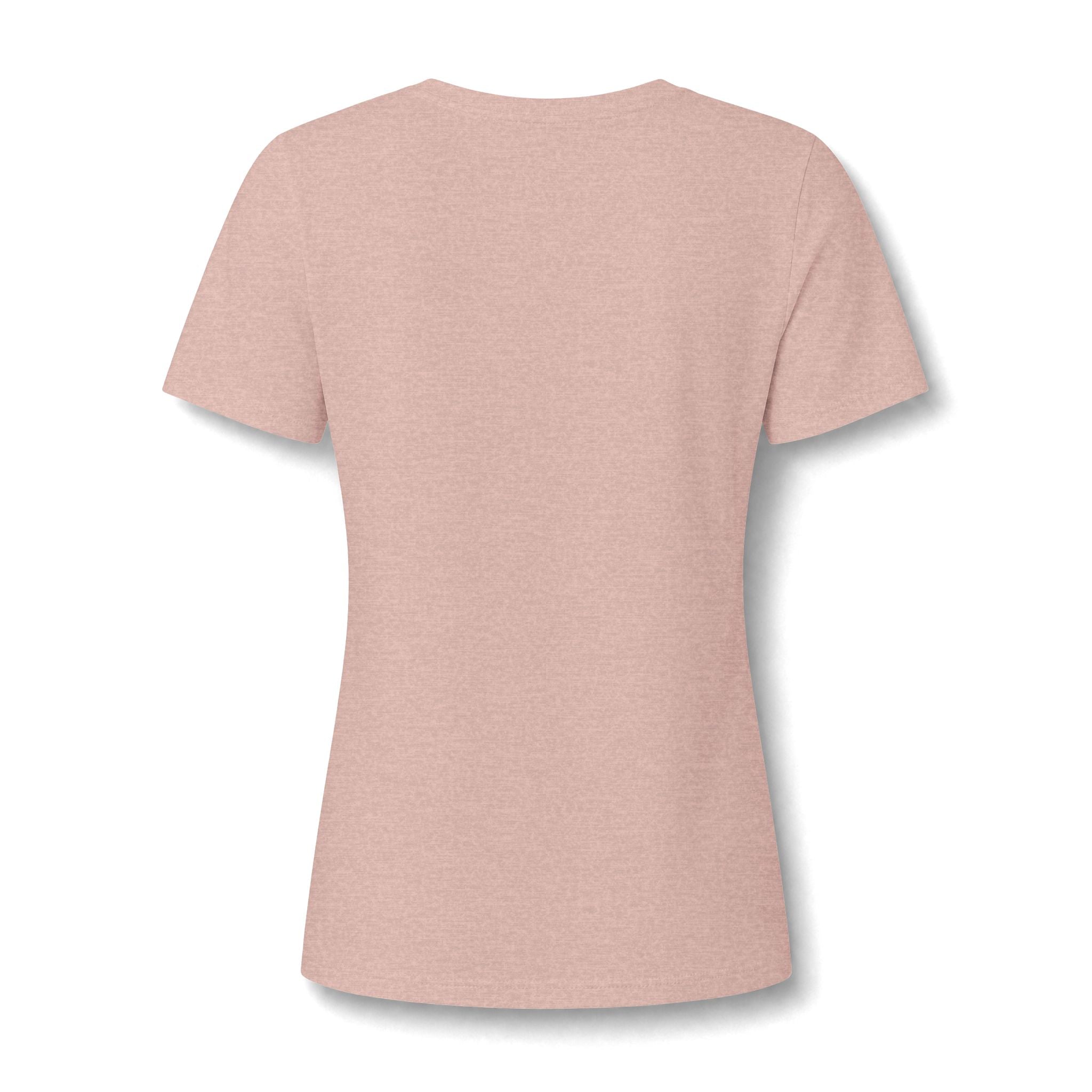 In Me Not On Me V-Neck Tee — Women's Empowerment Heart Graphic