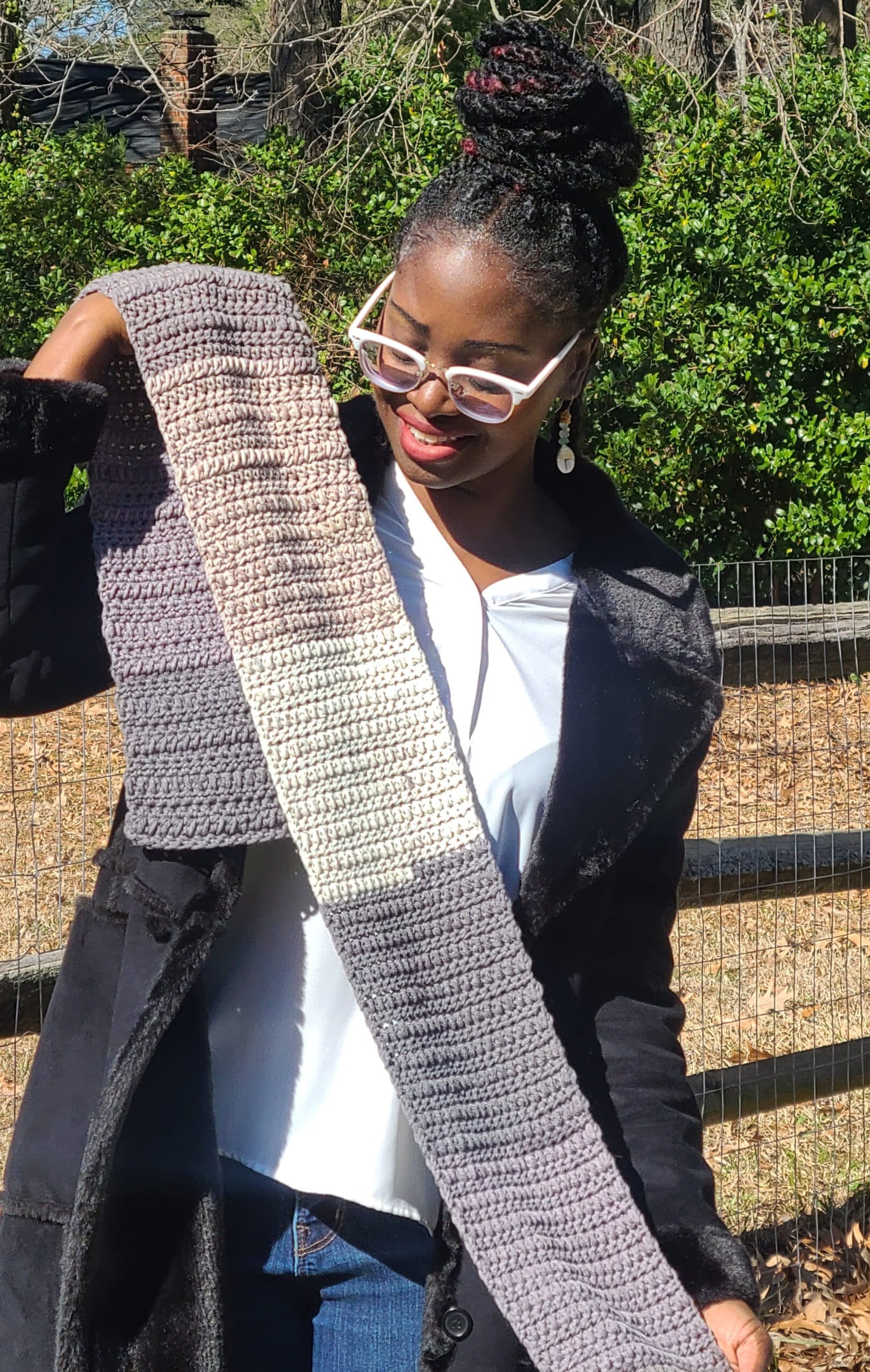 Blends of Gray Scarf